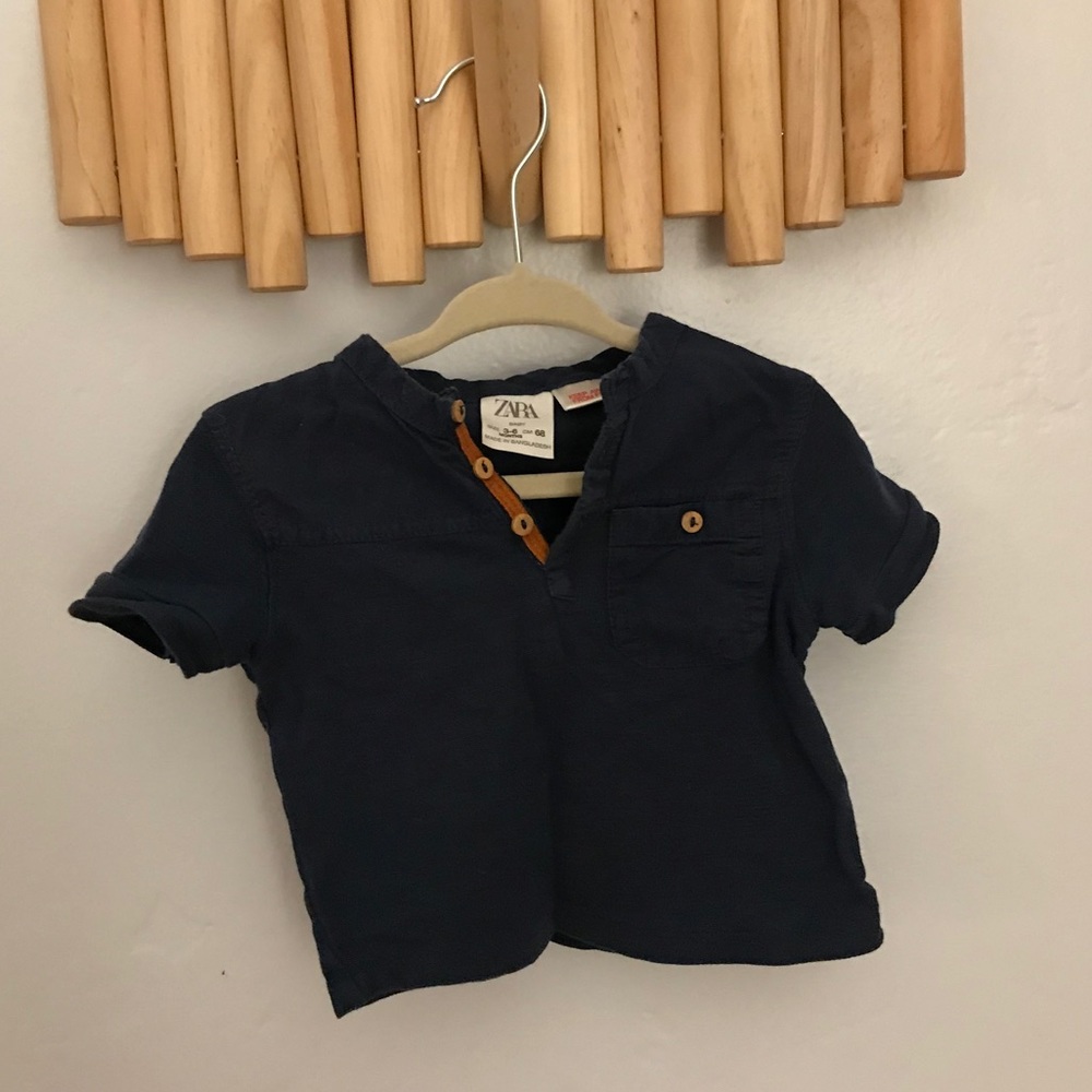 Navy blue Zara tee